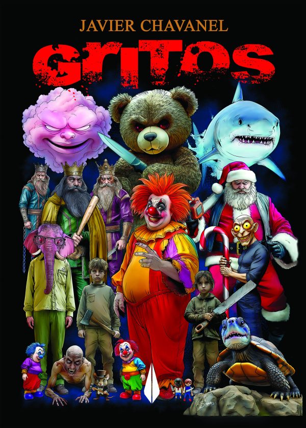 GRITOS - JAVIER CHAVANEL - EDITORIAL FUNDACION, PORTADA