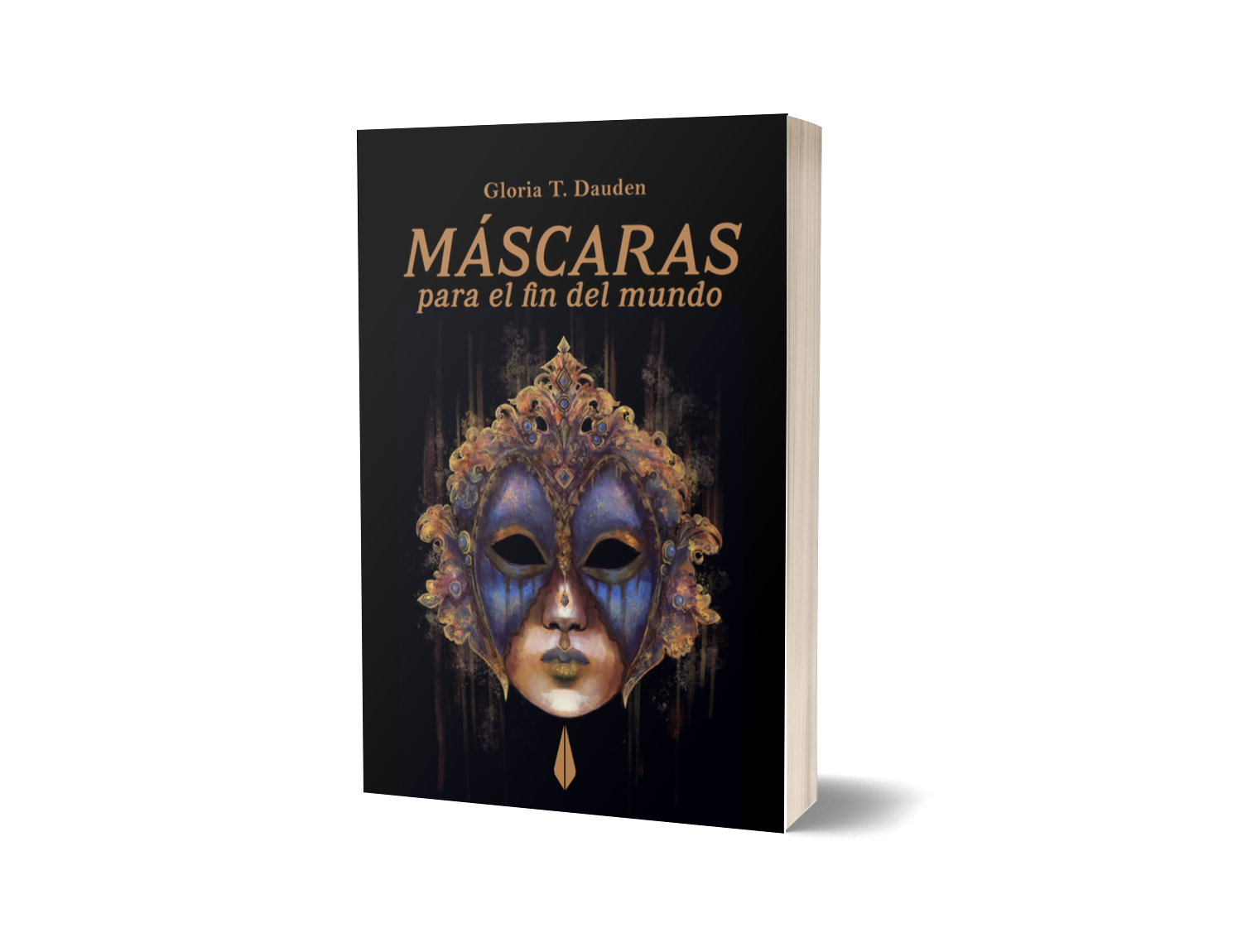 Portada Mascaras, GLoria T. Dauden, editorial Fundación www.editorialfundacion.es